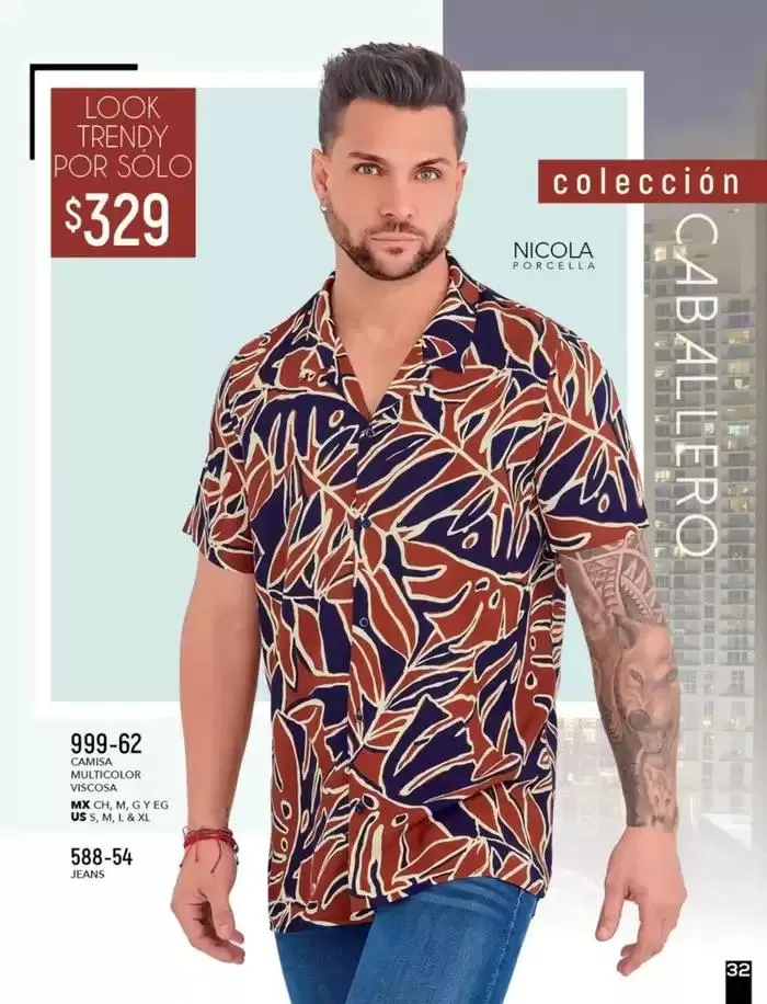 Catálogo de Catálogo Cklass Ropa Caballero Primavera Verano 2025 8 de enero al 30 de junio 2025 - Pagina 32
