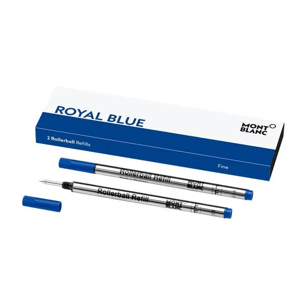2 recambios para rollerball (F), Royal Blue