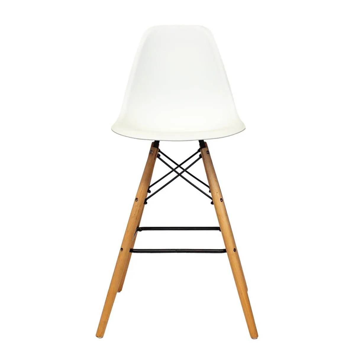 Set 2 Sillas tipo bar replica Eames – Blanco