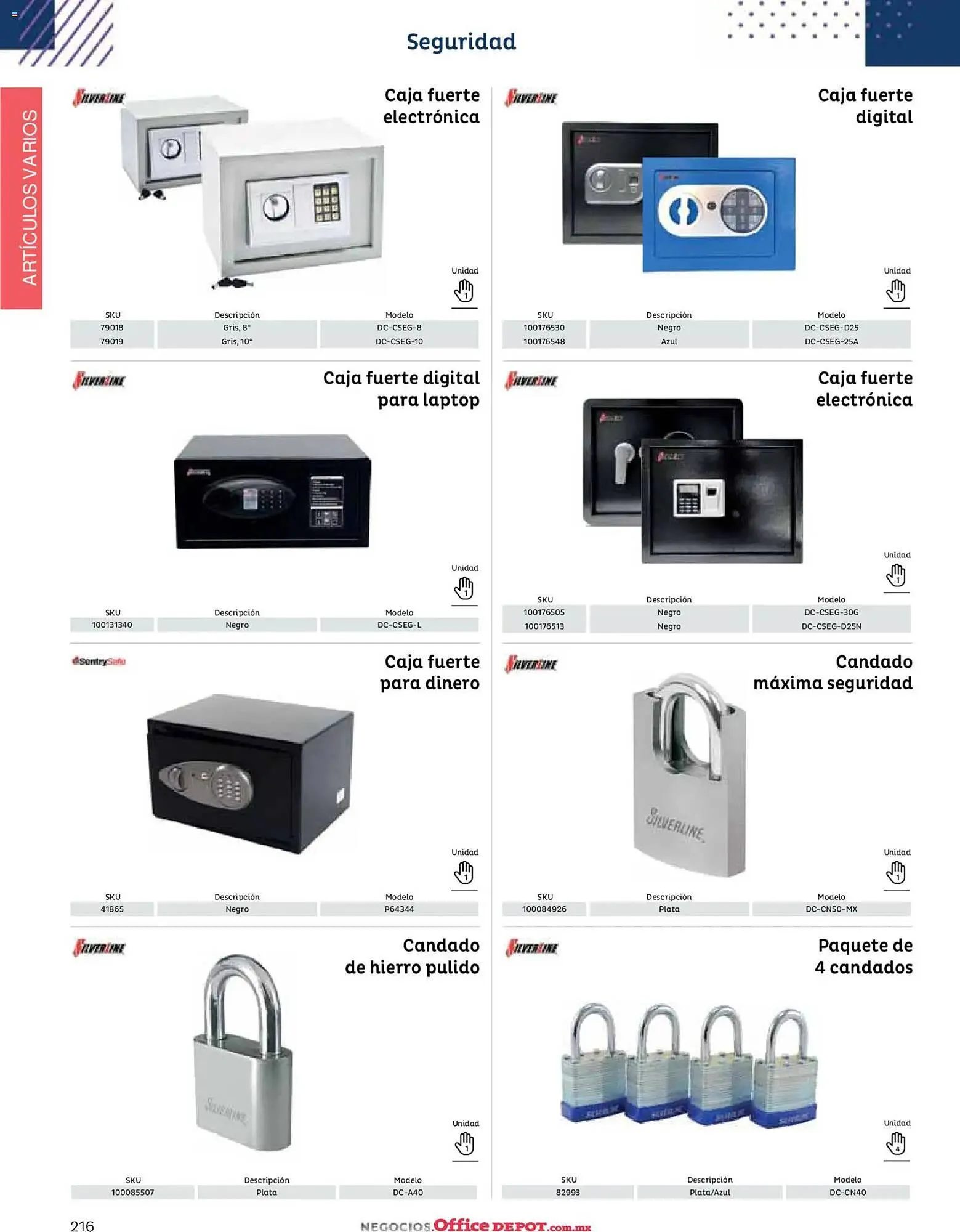 Catálogo de Catálogo Office Depot 12 de enero al 1 de enero 2027 - Pagina 218