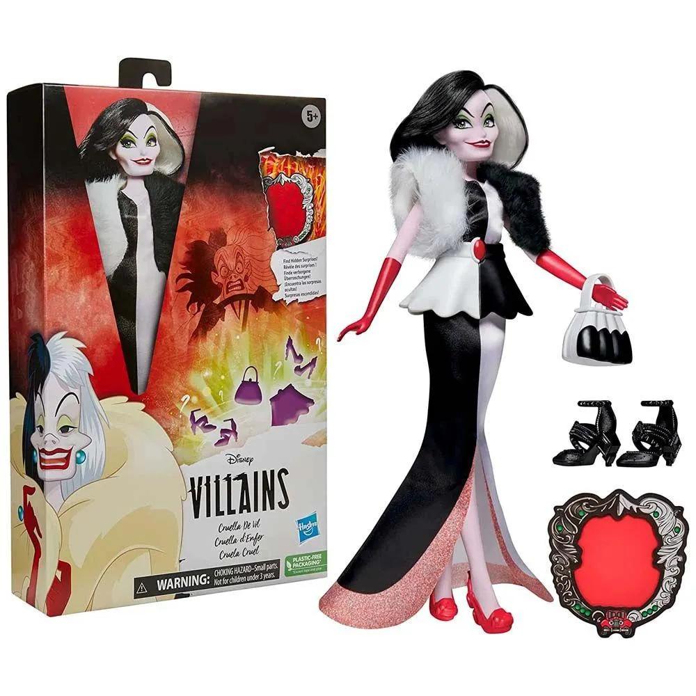 Muñeca para Niña Cruella Devil Disney Villanos de Hasbro F4563