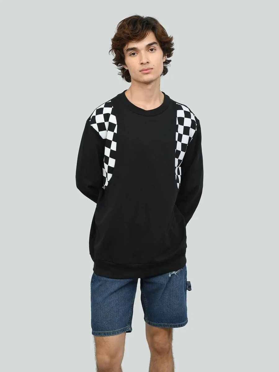 Sudadera Manga Larga con Cortes