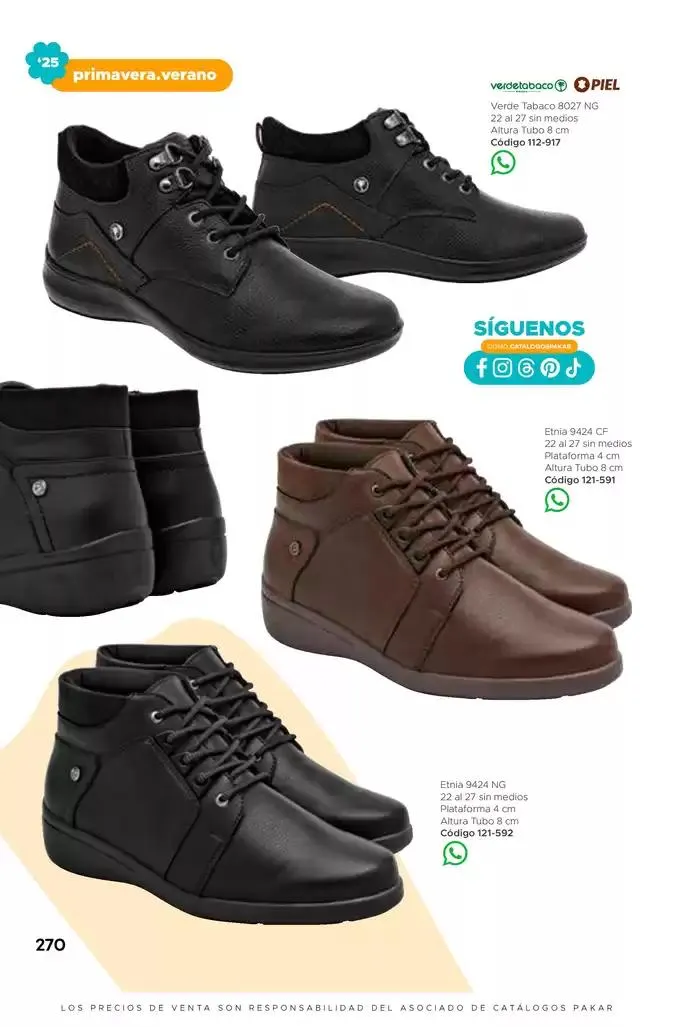 Catálogo de Pakar Mujer 31 de enero al 31 de agosto 2025 - Pagina 270