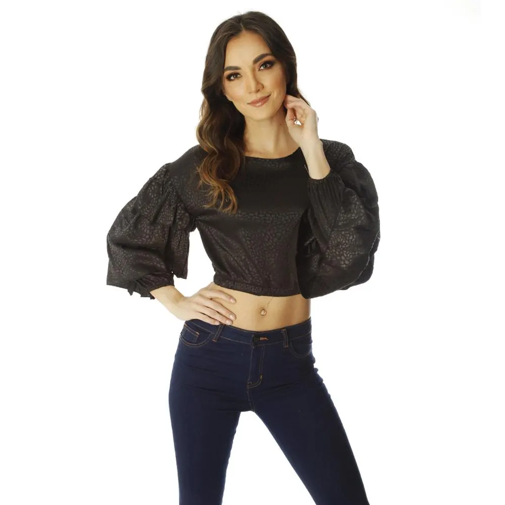 Blusa Del Sol Mujer Mangas En Bloques