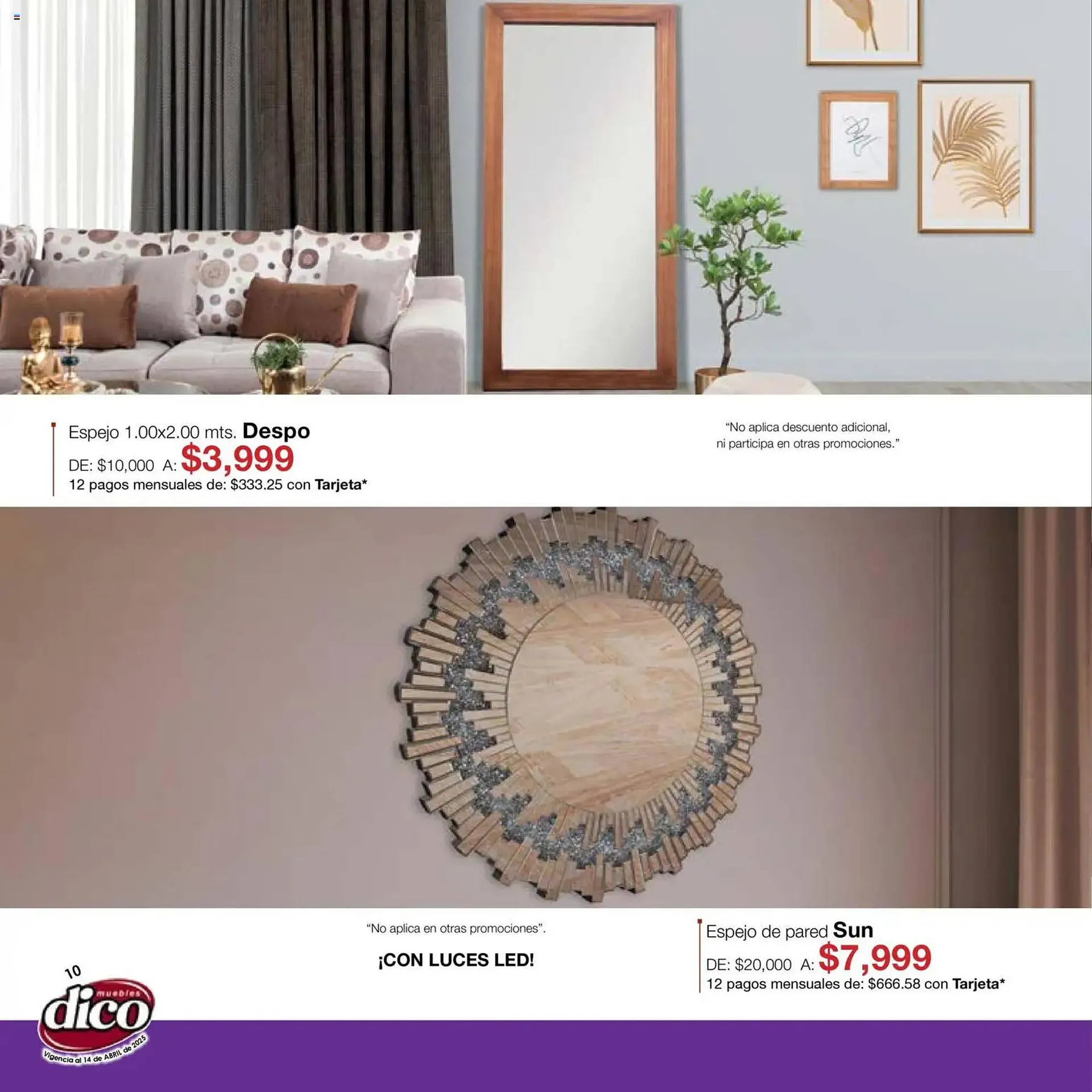 Catálogo de Catálogo Muebles Dico 15 de abril al 30 de abril 2026 - Pagina 10