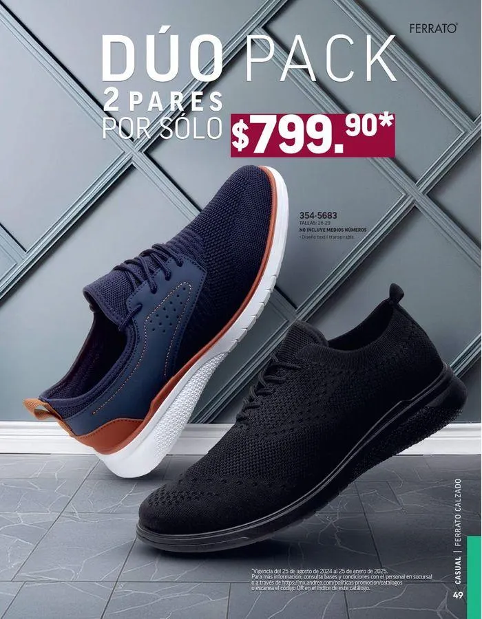 Catálogo de ANDREA - CALZADO CABALLERO 26 de agosto al 25 de enero 2025 - Pagina 139