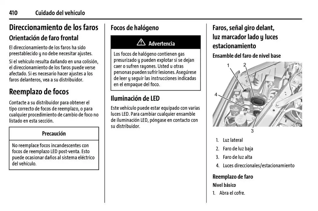 Catálogo de Cheyenne 2025 Manual del propietario 22 de enero al 31 de diciembre 2025 - Pagina 411