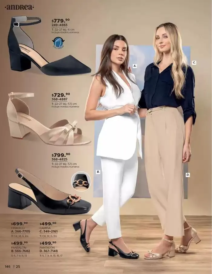 Catálogo de ANDREA | CALZADO DAMA 26 de enero al 24 de mayo 2025 - Pagina 146