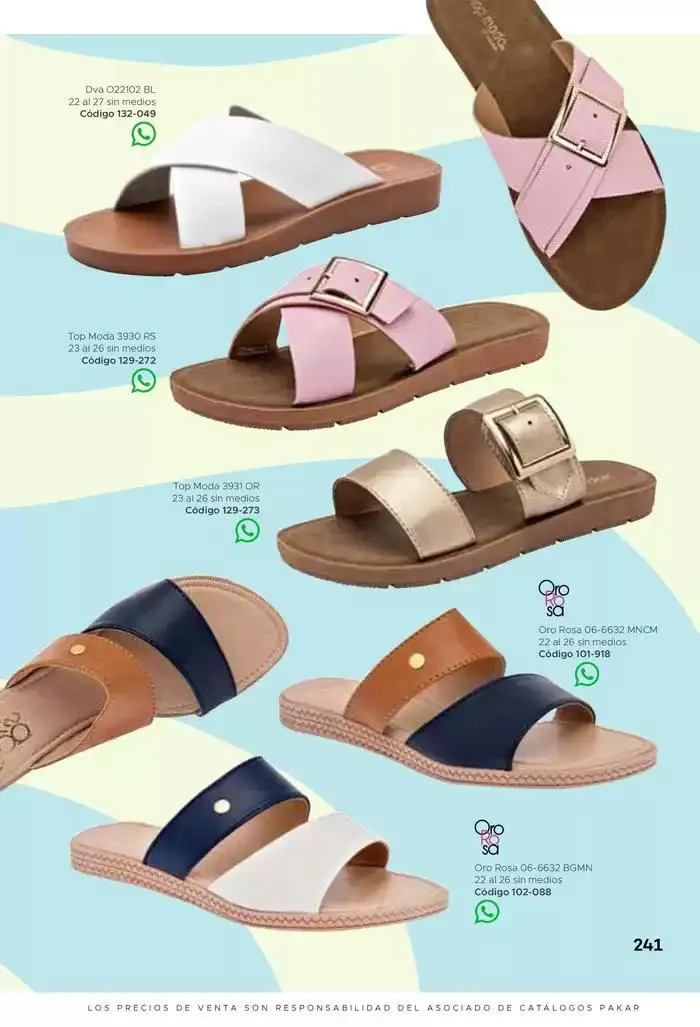 Catálogo de Pakar Sandalia 31 de enero al 31 de mayo 2025 - Pagina 241