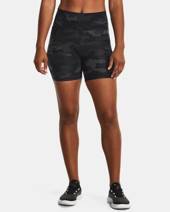 Shorts UA Meridian Printed Bike para mujer