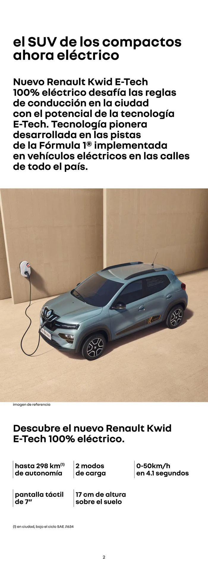 Catálogo de RENAULT KWID E-TECH 9 de febrero al 31 de diciembre 2024 - Pagina 2
