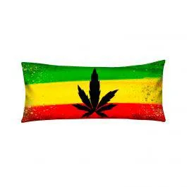 ALMOHADA SUPER JUMBO MARIHUANA TRICOLOR