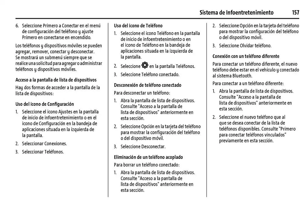 Catálogo de Chevrolet Corvette Stingray Manual del propietario 22 de enero al 31 de diciembre 2025 - Pagina 158