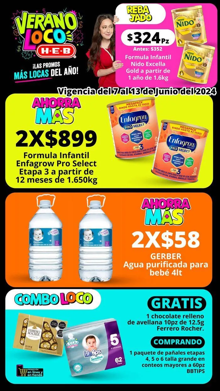 Catálogo de Ofertas HEB - Verano Loco 10 de junio al 13 de junio 2024 - Pagina 19