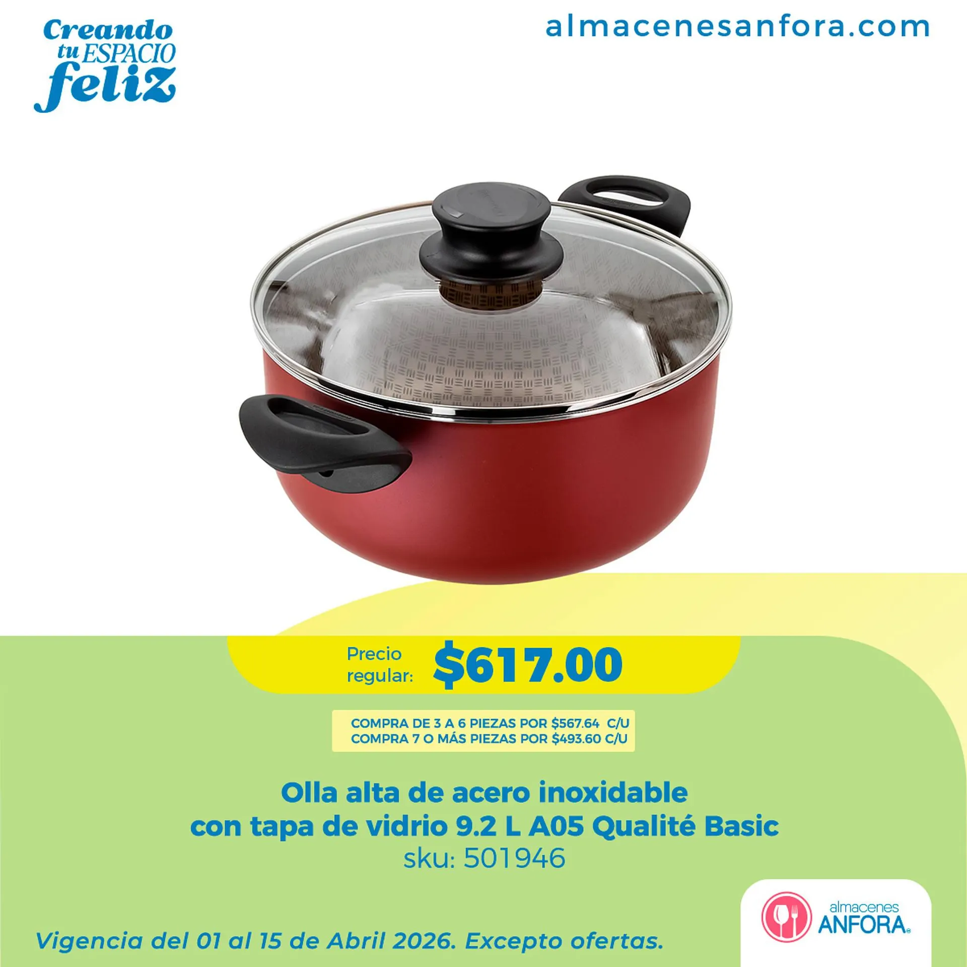 Catálogo de Catálogo Almacenes Anfora 1 de abril al 15 de abril 2026 - Pagina 1