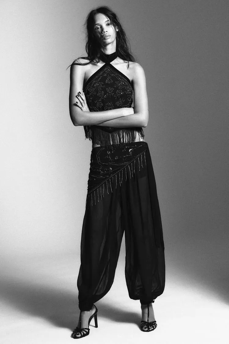 PANTALÓN BOMBACHO PAREO CUENTAS