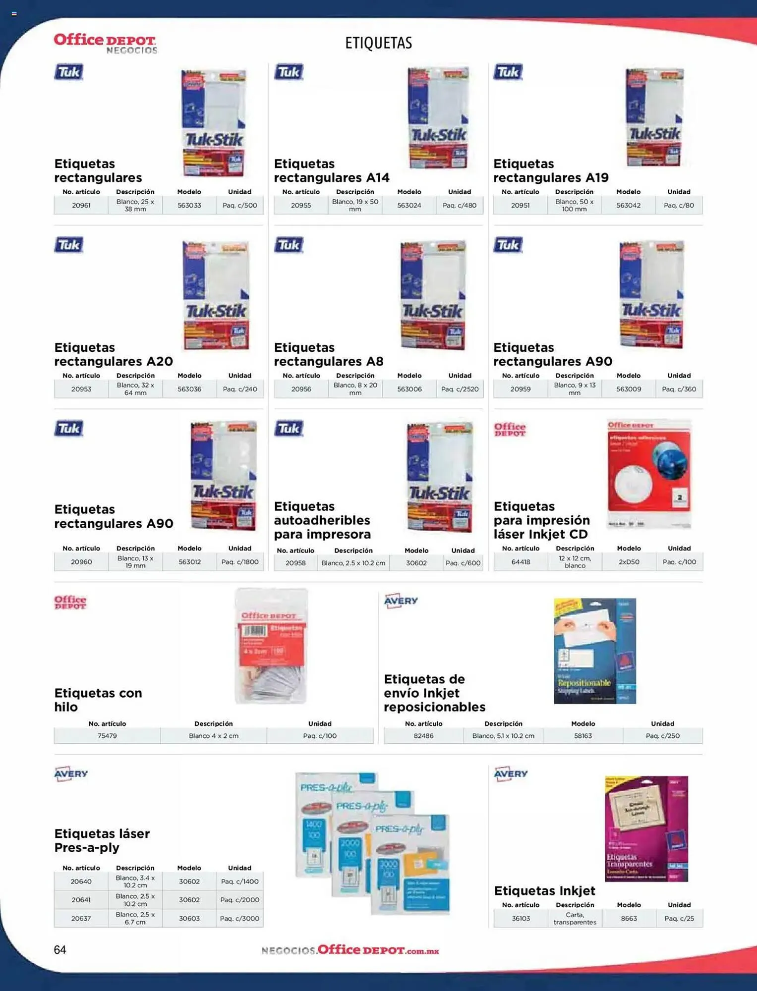 Catálogo de Catálogo Office Depot 9 de enero al 31 de diciembre 2025 - Pagina 66