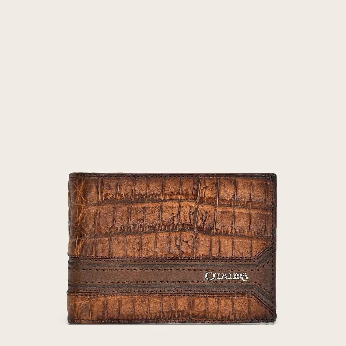 Cartera en piel genuina de fuscus