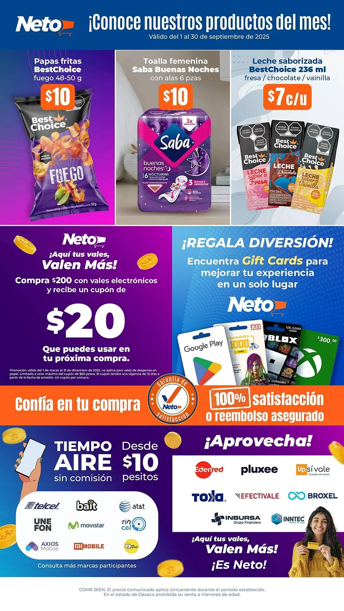 Catálogo de Folleto Tiendas Neto 1 de septiembre al 30 de septiembre 2025 - Pagina 9