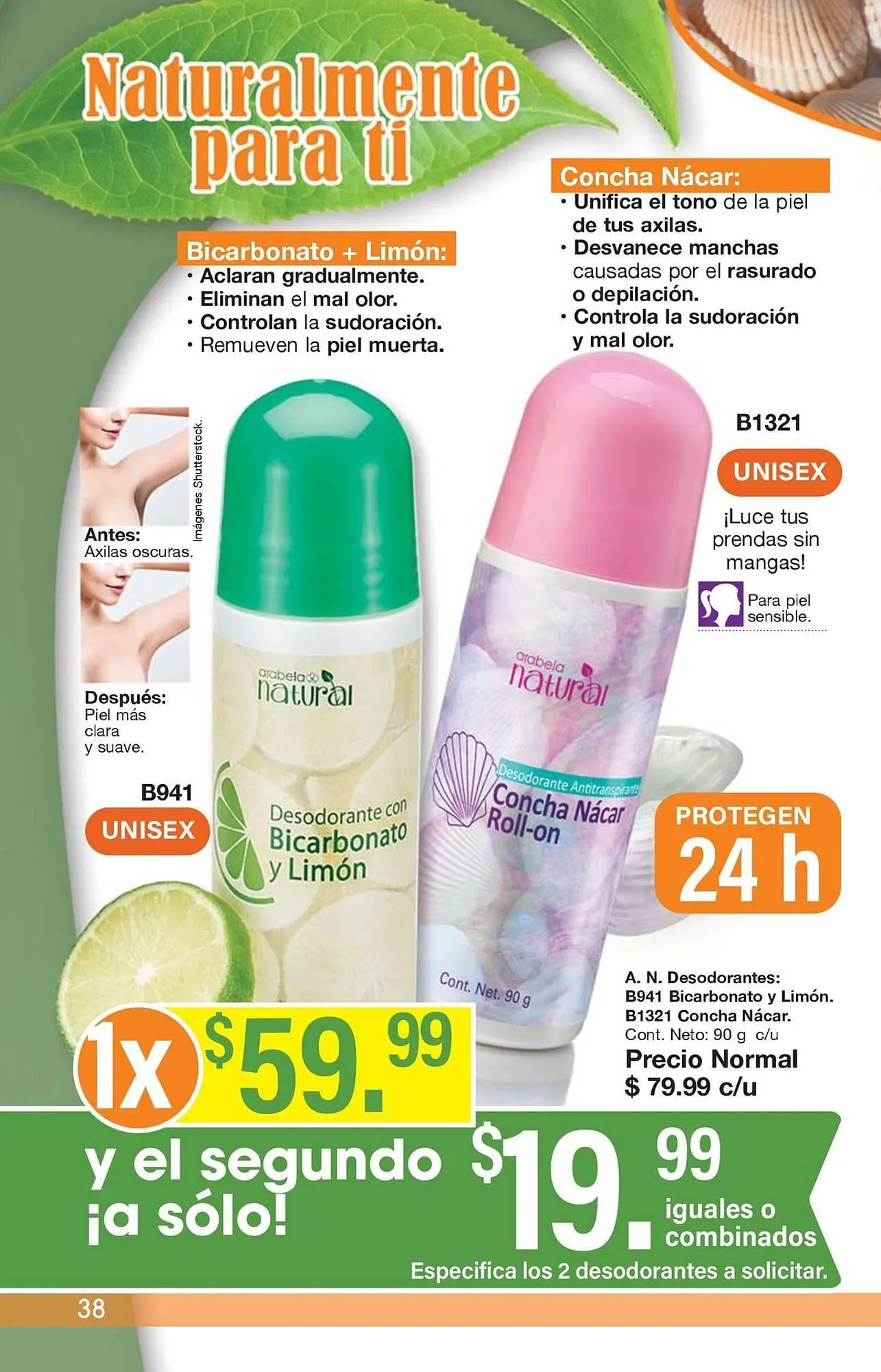 Catálogo de Catálogo Arabela 19 de junio al 10 de julio 2025 - Pagina 38