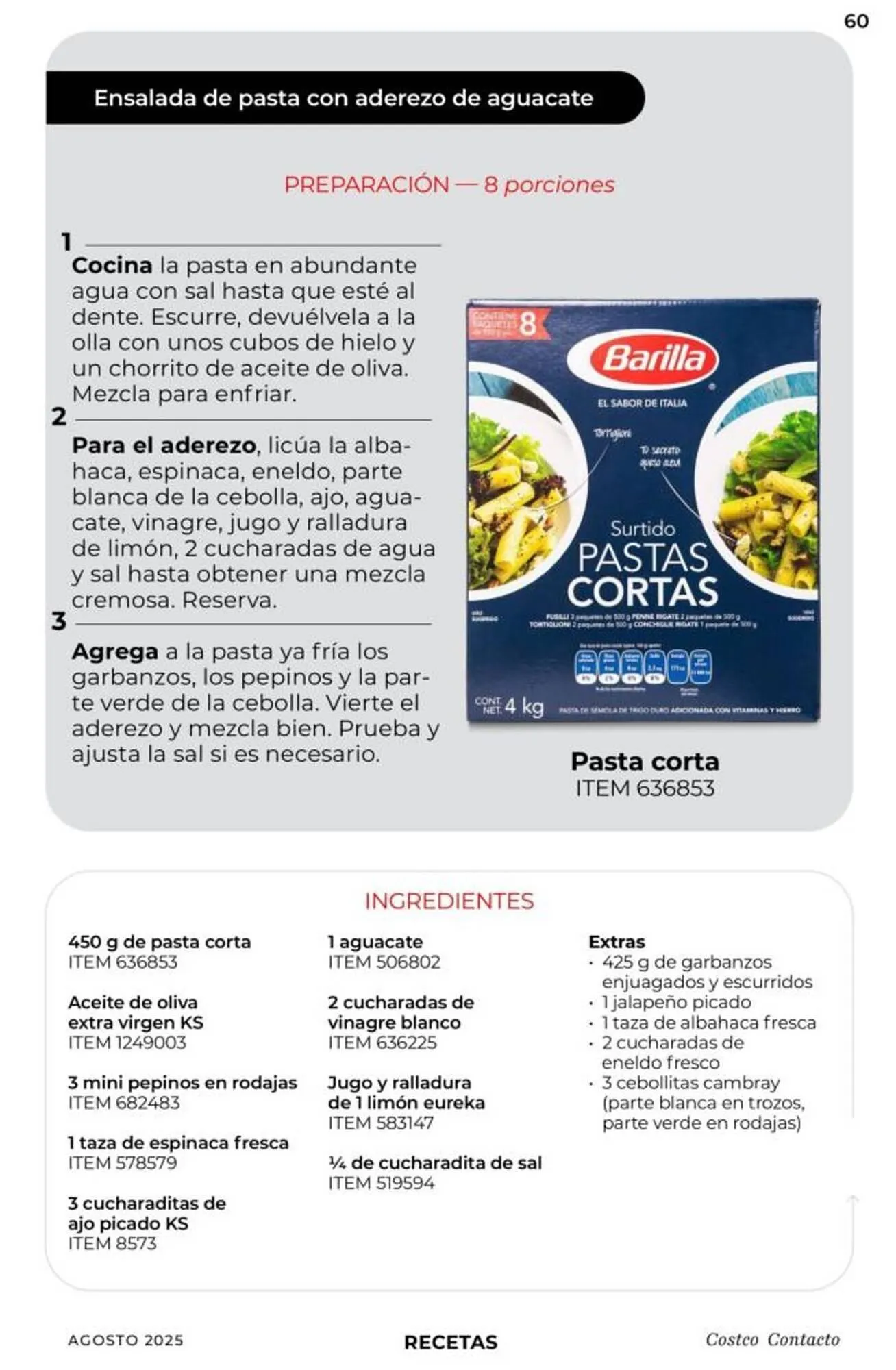 Catálogo de Catálogo Costco 1 de agosto al 31 de agosto 2025 - Pagina 60