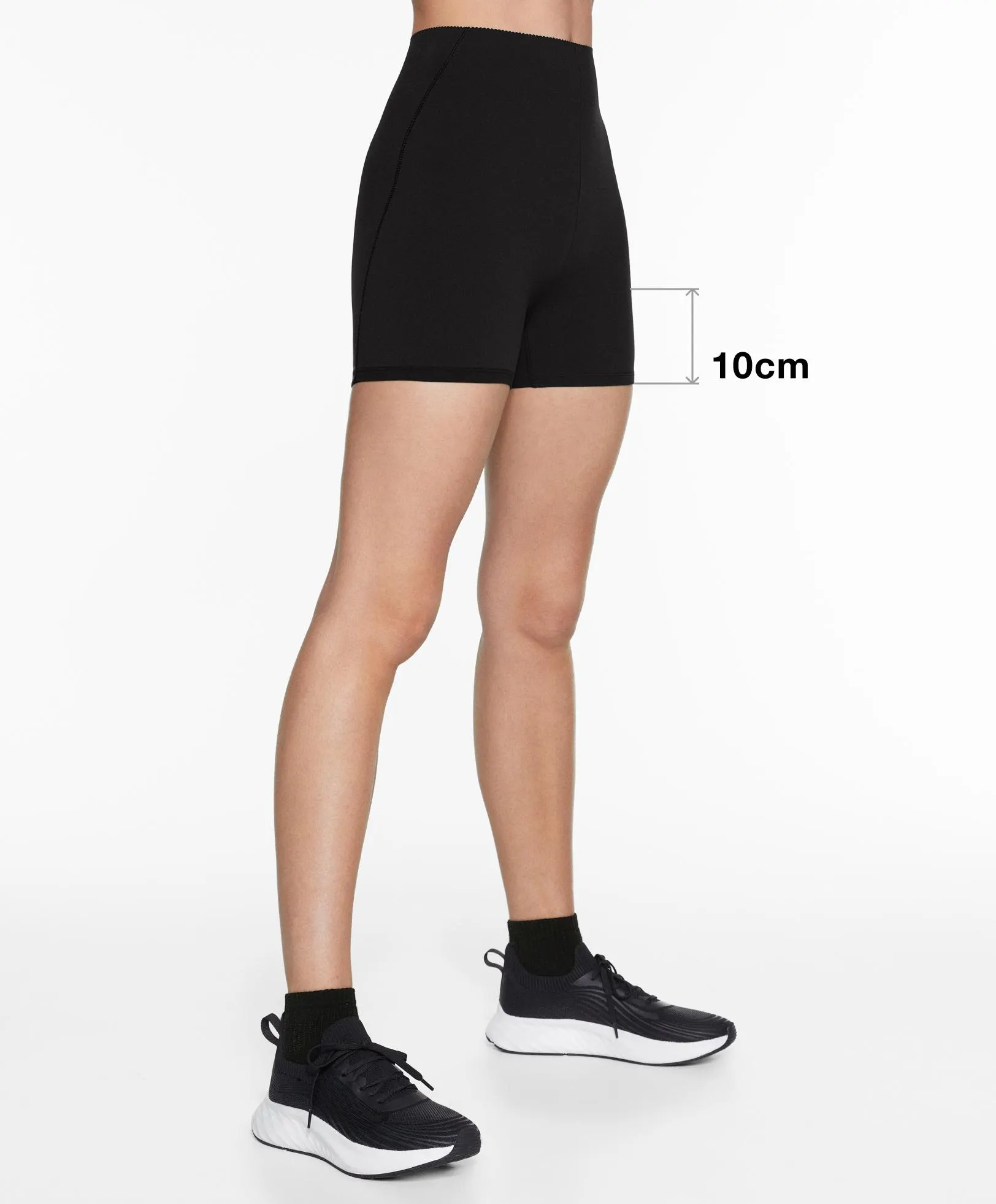 Hot pants compressive core control 10 cm