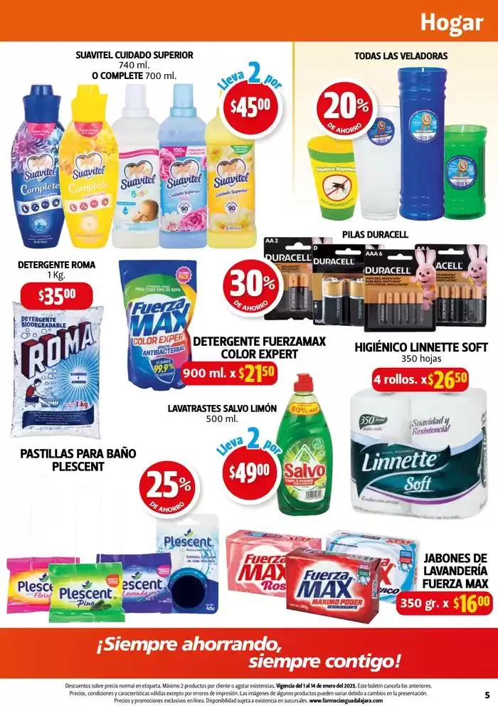 Catálogo de Ofertas especiales para ti 3 de enero al 14 de enero 2025 - Pagina 5