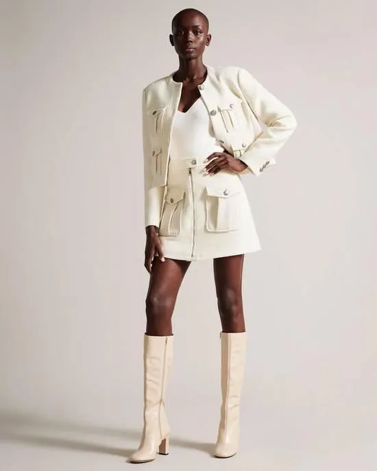 Chaquetas Ted Baker Cremla Mujer Beige | MX-71084