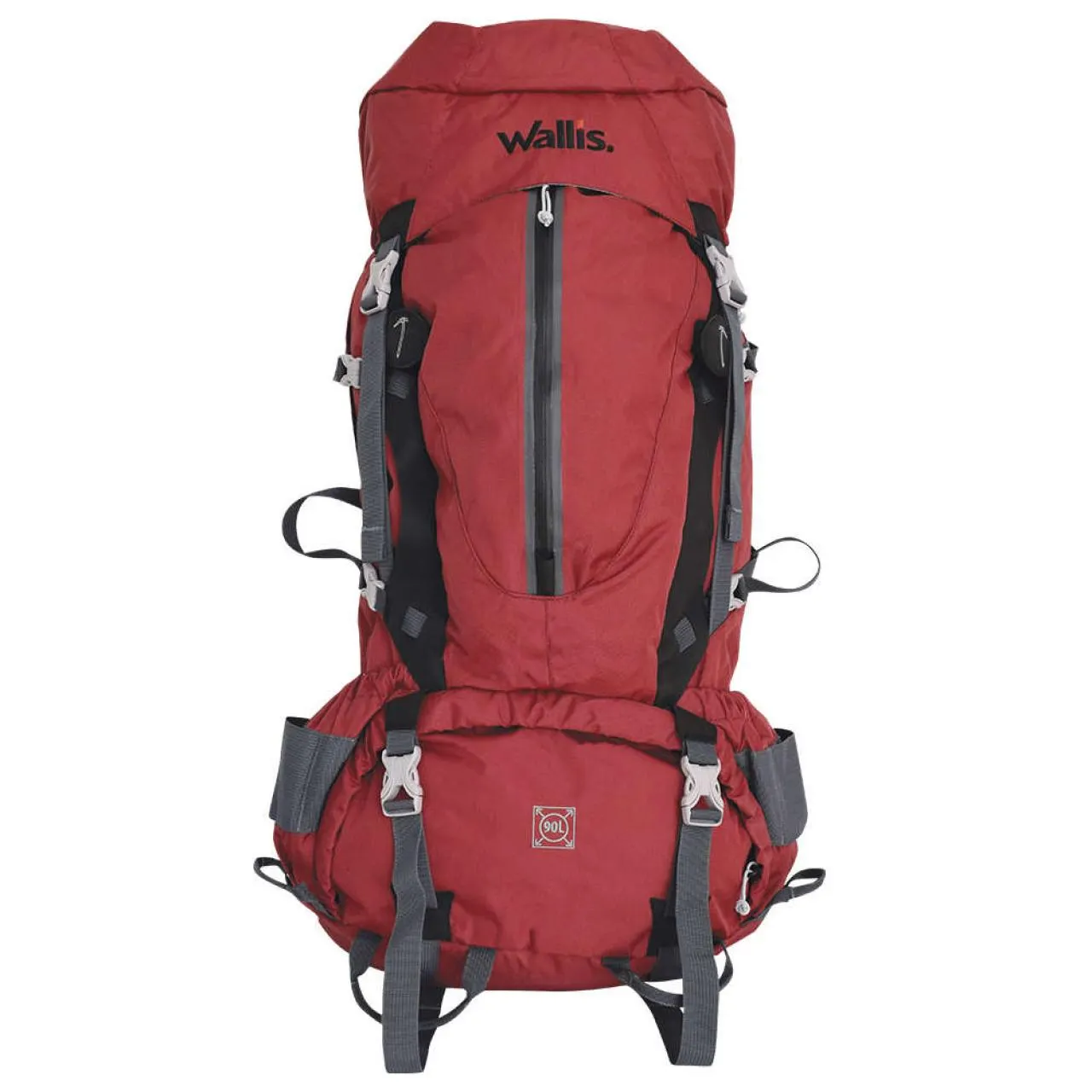 Mochila para alta montaña KALA PATTHAR 90 L roja