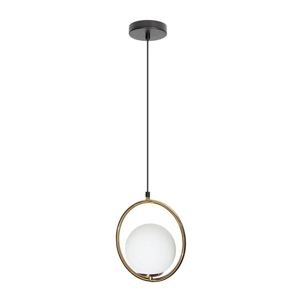 Lámpara Colgante Opulent Lights Negro Bronce E27 40w 1 Luz