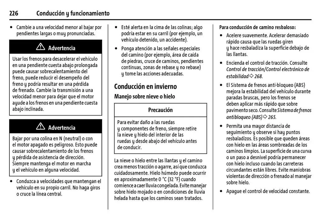 Catálogo de Cheyenne 2025 Manual del propietario 22 de enero al 31 de diciembre 2025 - Pagina 227