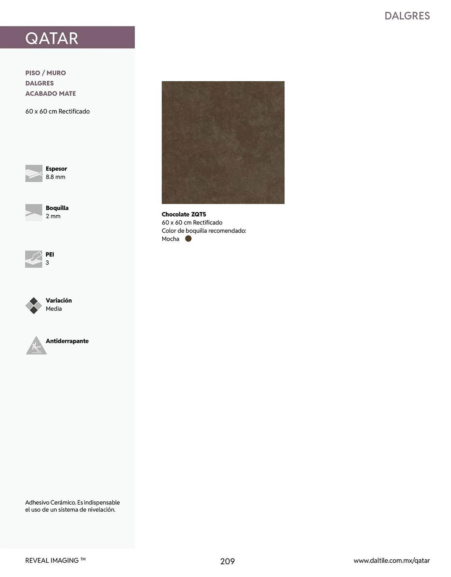 Catálogo de Catálogo Daltile 13 de enero al 31 de diciembre 2026 - Pagina 209