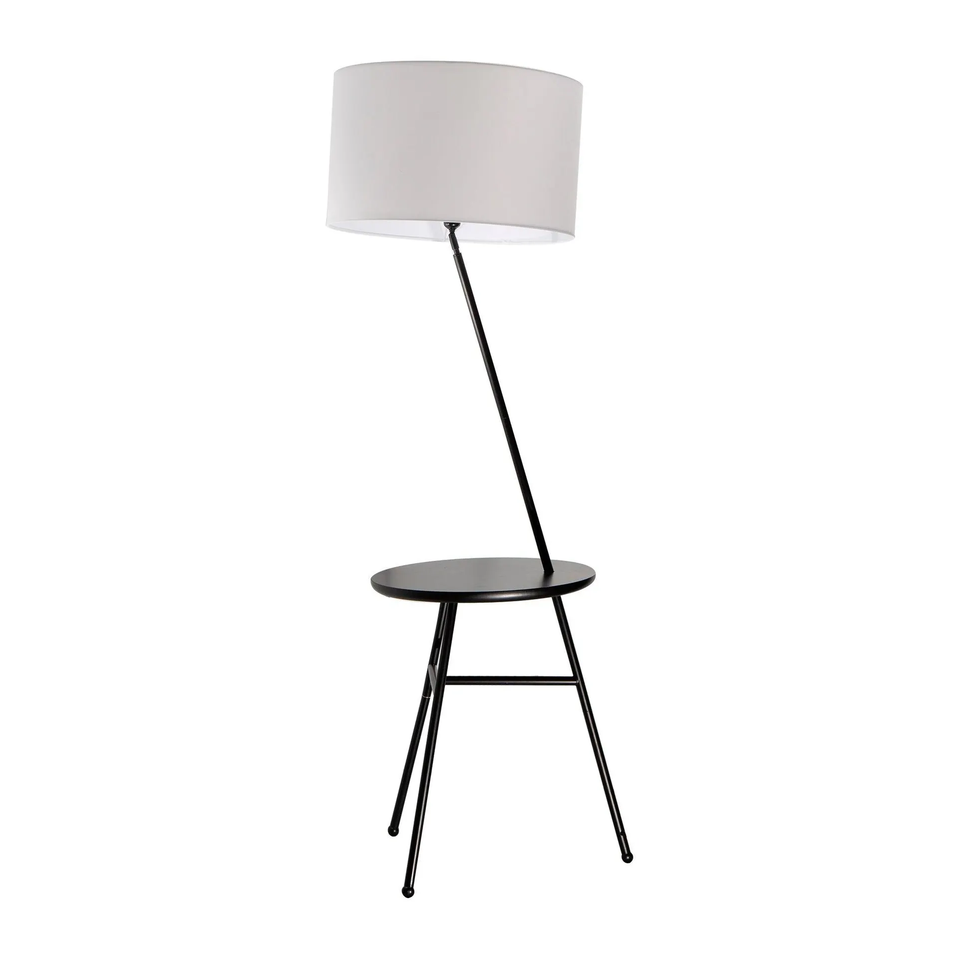 Lámpara de Piso Moderno Negro 60w E27 1 Luz