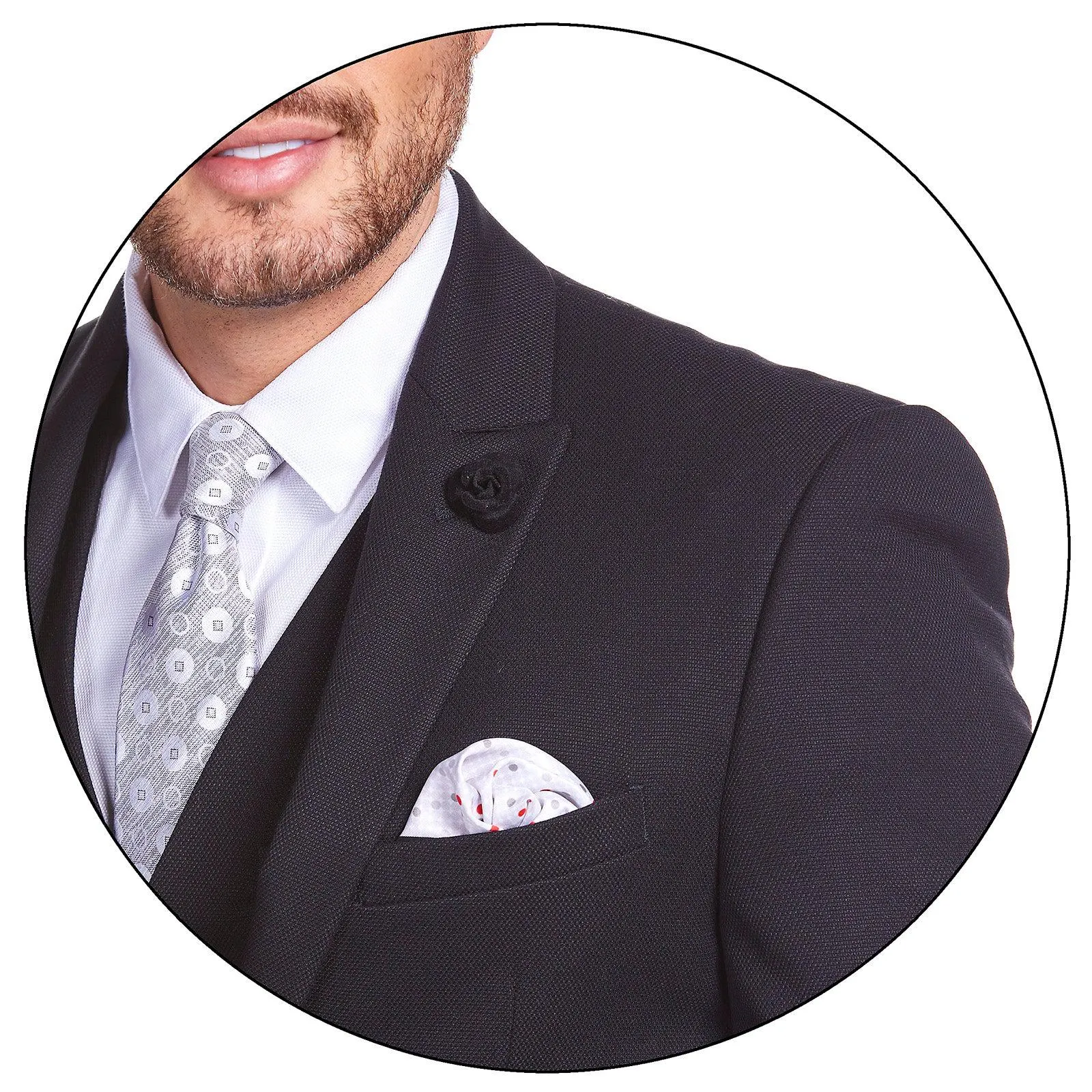 Saco formal para hombre | Negro | Slim fit