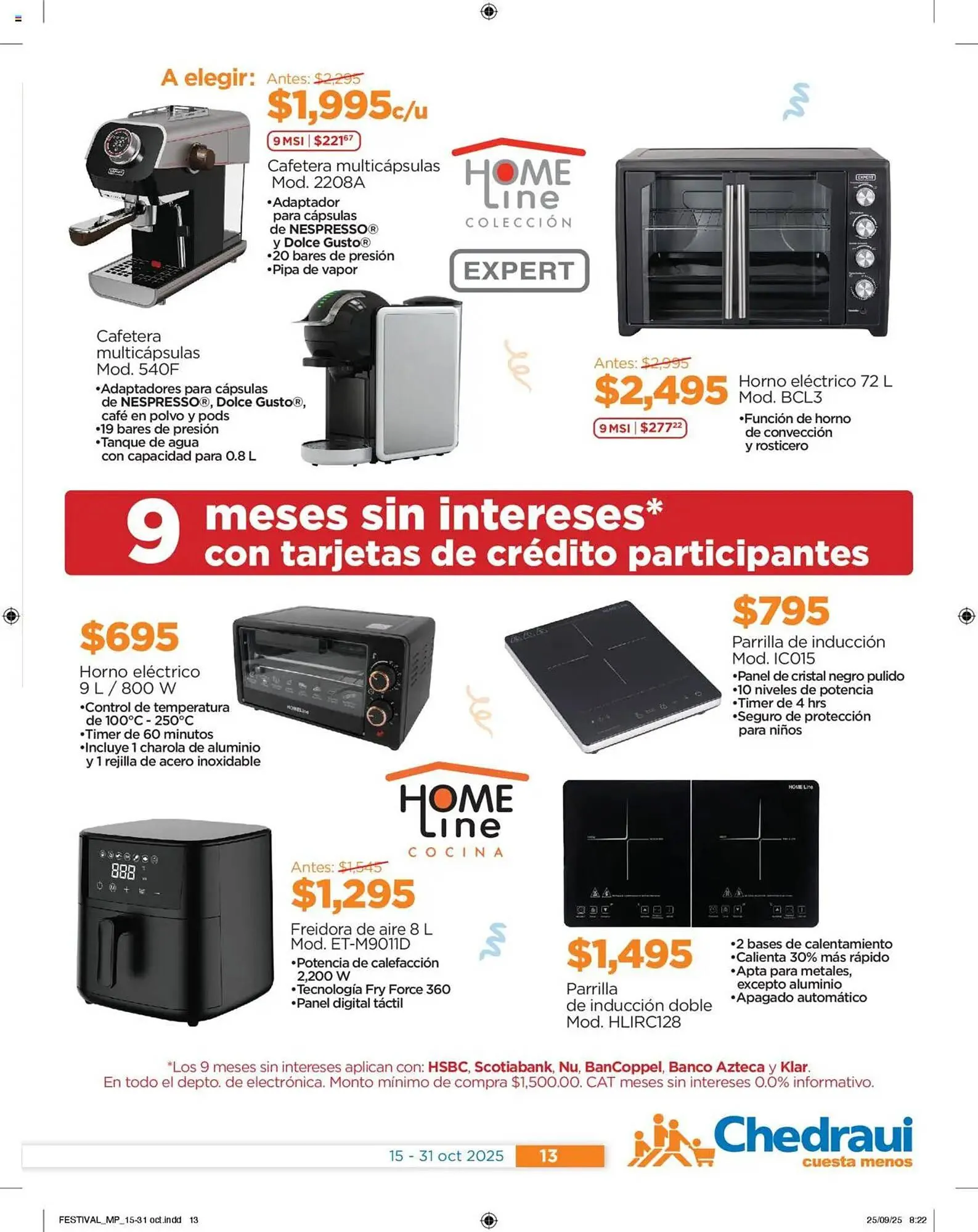 Catálogo de Folleto Chedraui 15 de octubre al 1 de noviembre 2025 - Pagina 13