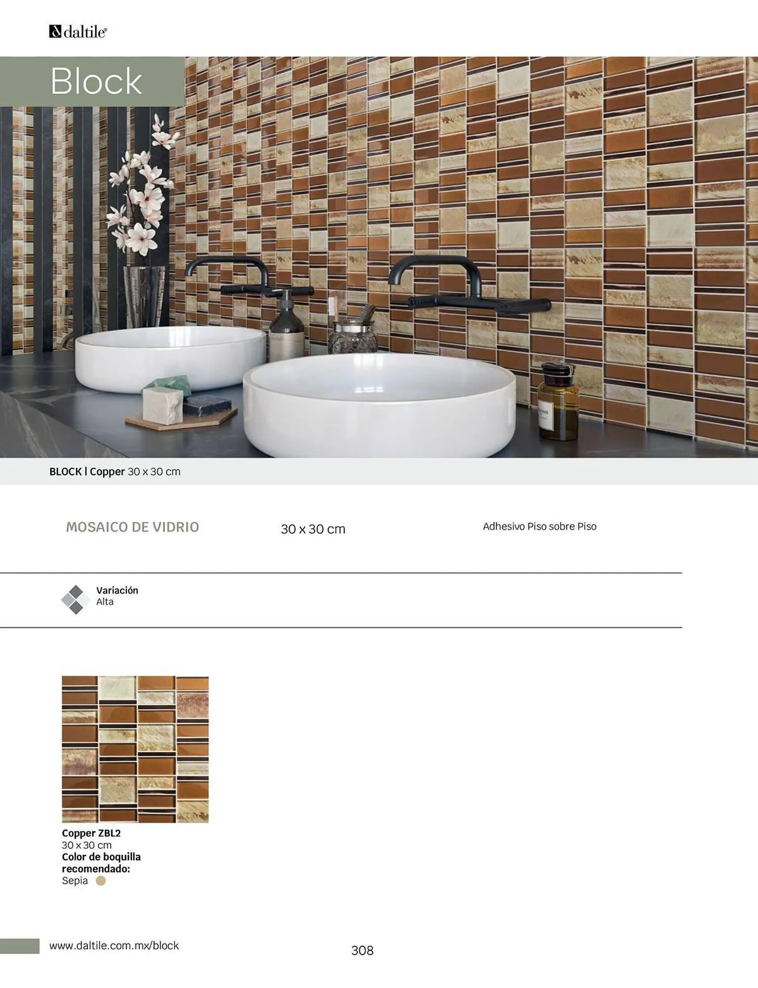 Catálogo de Catálogo Daltile 1 de enero al 31 de diciembre 2024 - Pagina 308