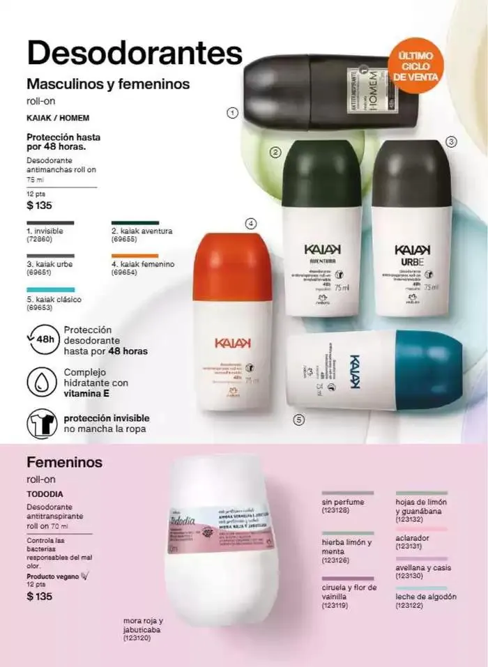 Catálogo de Revista Natura Ciclo 7 2025 1 de julio al 31 de julio 2025 - Pagina 166