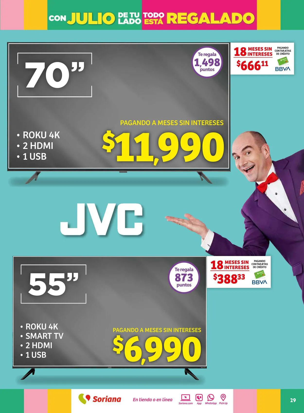 Catálogo de Soriana - Folleto Julio Regalado Mercado Nacional Oferta actual 13 de julio al 20 de julio 2023 - Pagina 29