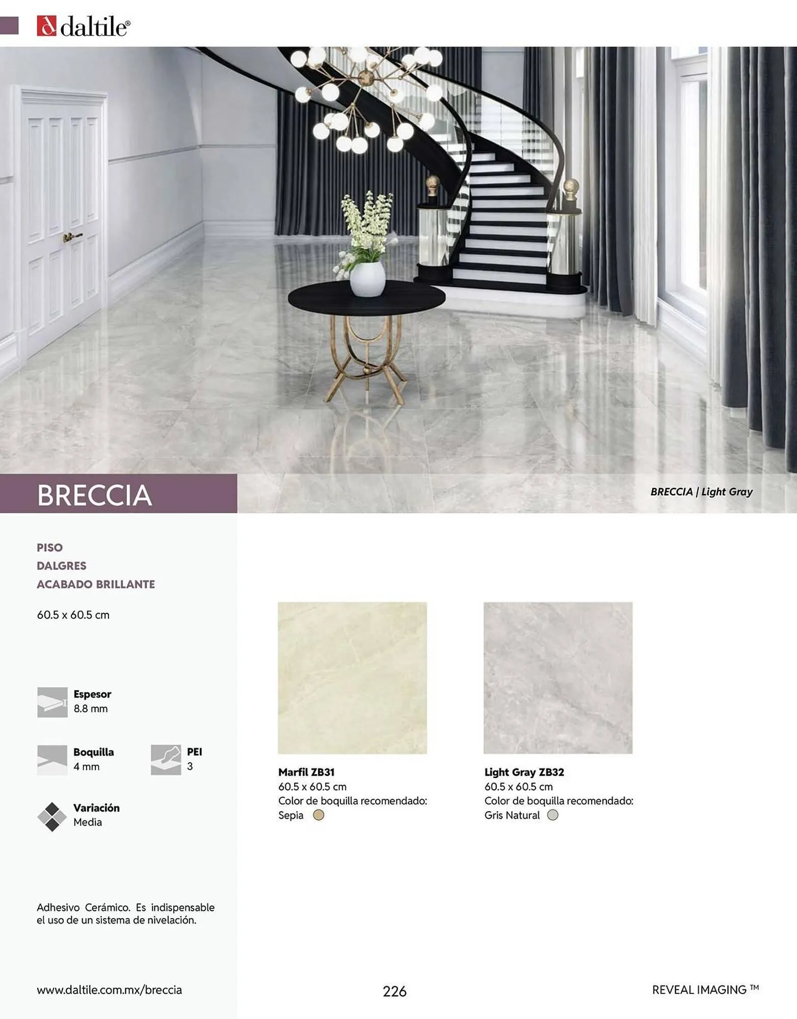 Catálogo de Catálogo Daltile 13 de enero al 31 de diciembre 2026 - Pagina 226