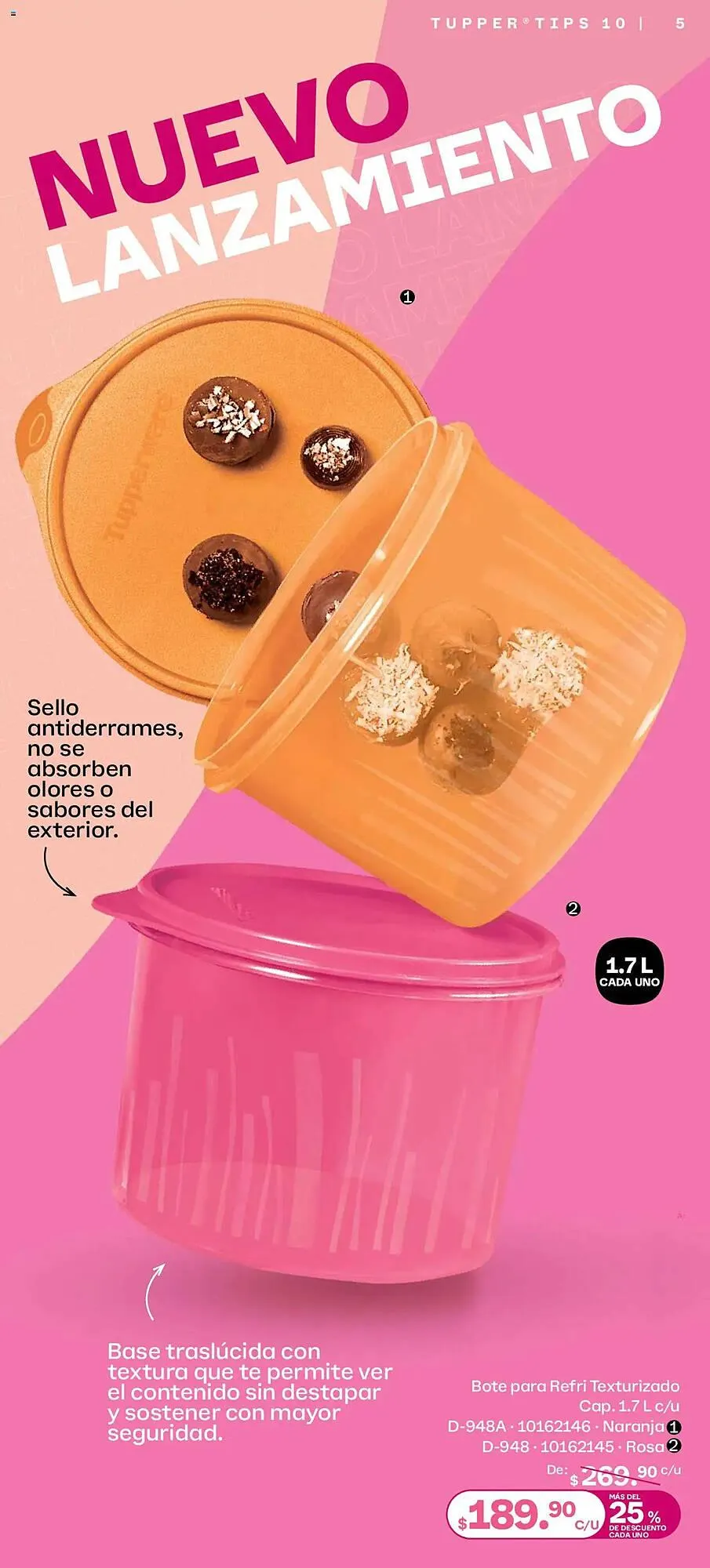 Catálogo de Catálogo Tupperware 8 de septiembre al 6 de octubre 2025 - Pagina 5
