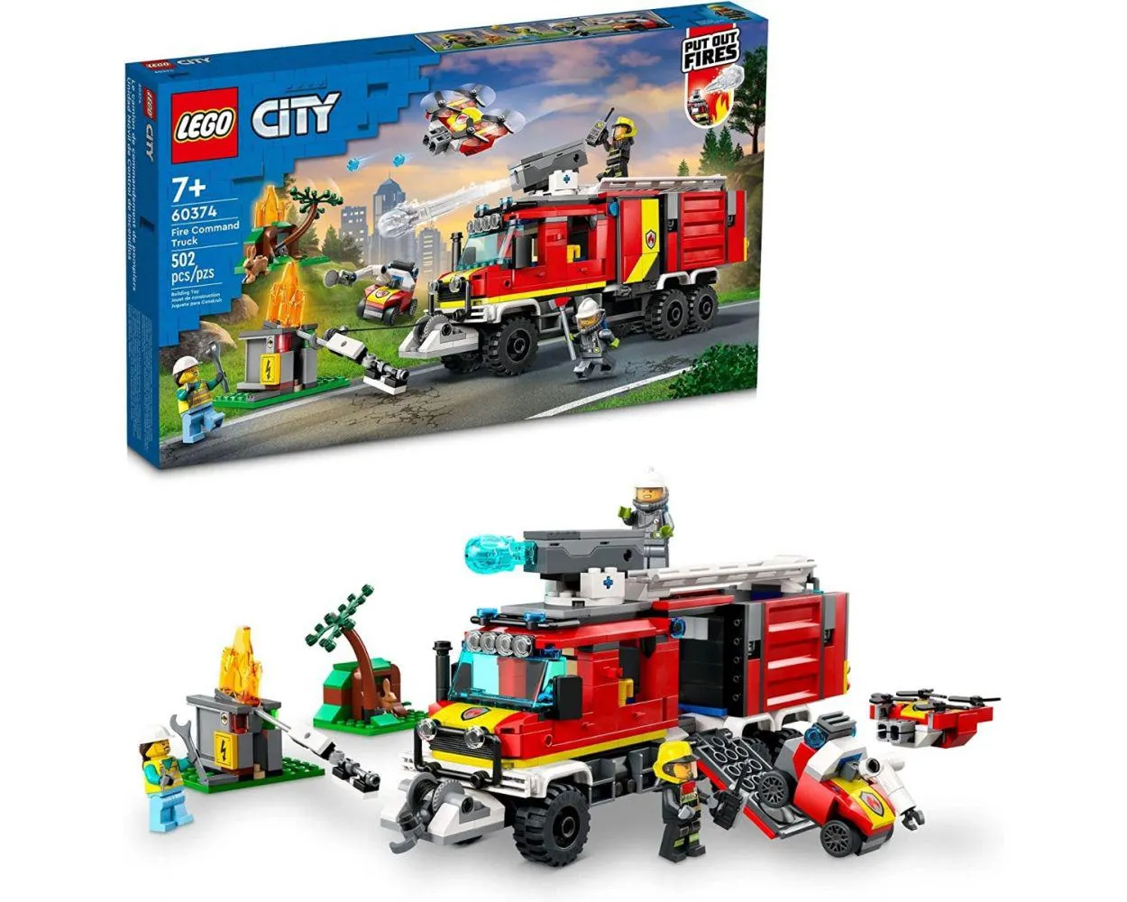 Lego City Movil De Control De Incendios 60374
