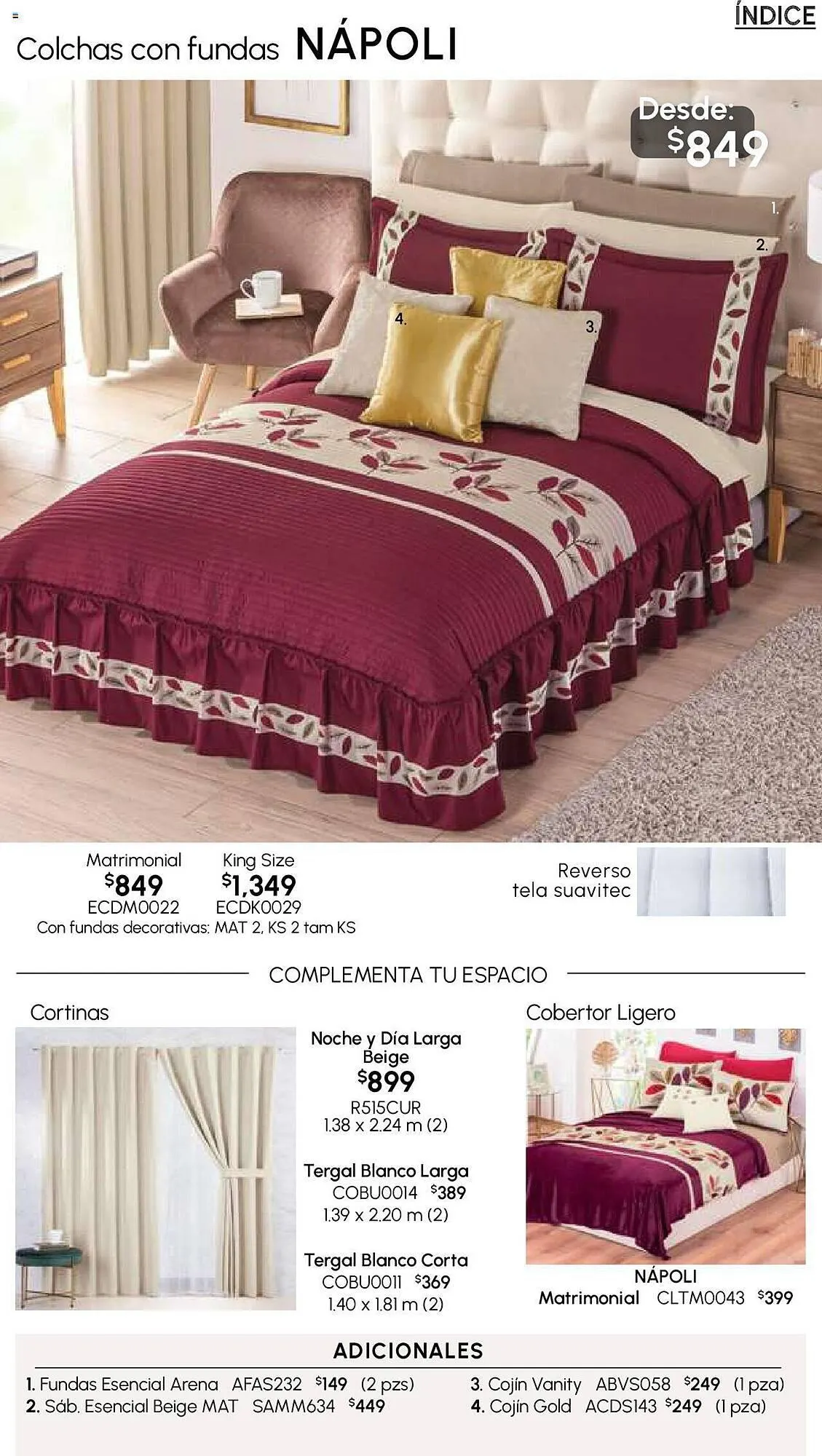 Catálogo de Catálogo Colchas Concord 13 de julio al 20 de julio 2023 - Pagina 56