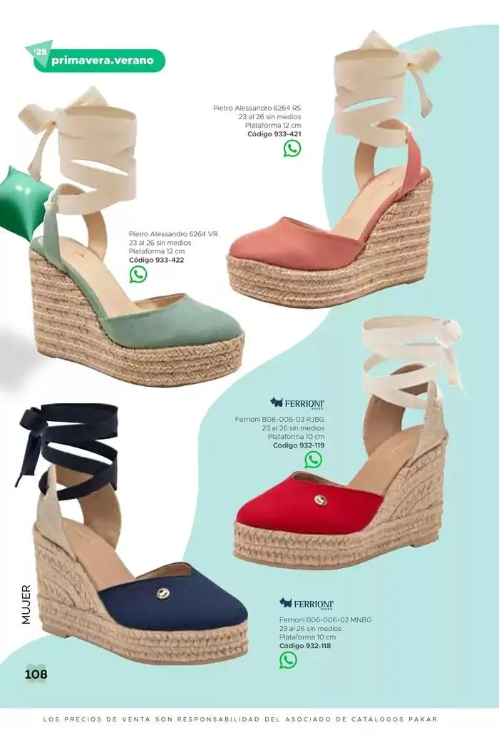 Catálogo de Pakar Mujer 31 de enero al 31 de agosto 2025 - Pagina 108