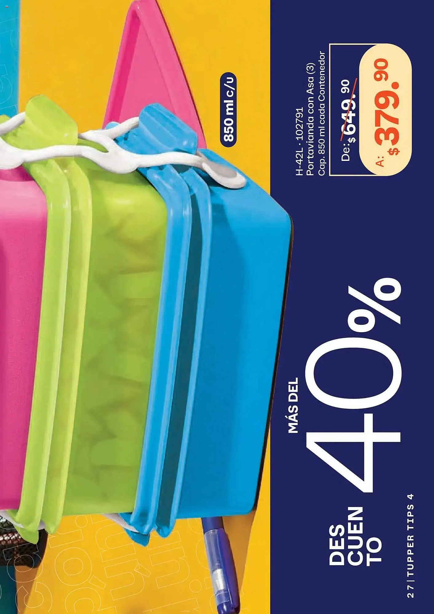 Catálogo de Catálogo Tupperware 23 de marzo al 20 de abril 2026 - Pagina 27