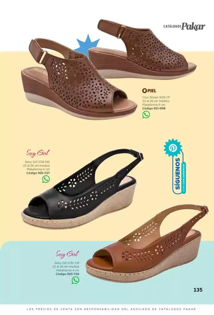 Catálogo de Pakar Mujer 31 de enero al 31 de agosto 2025 - Pagina 135