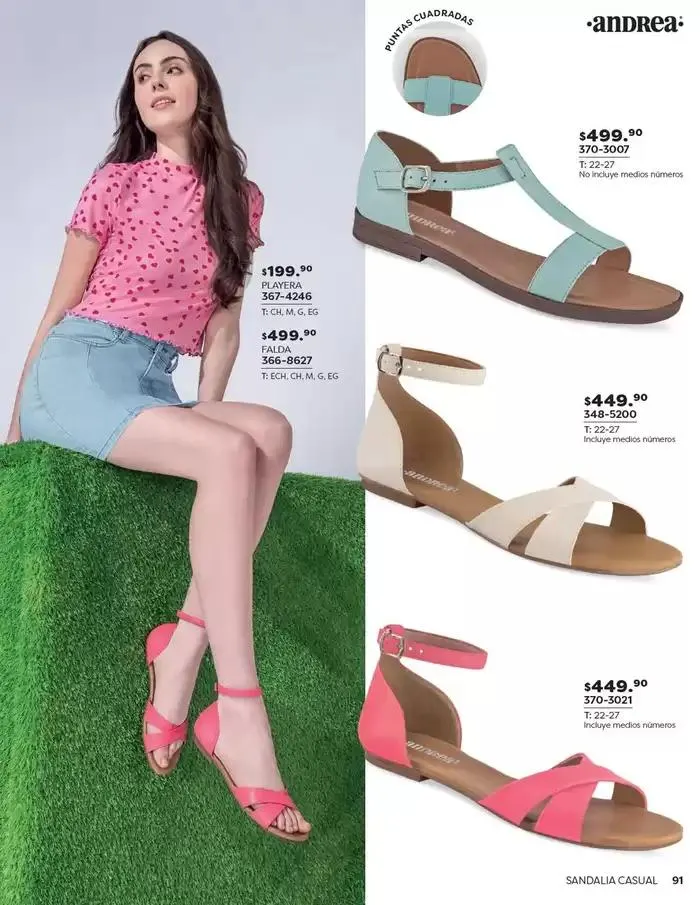 Catálogo de ANDREA | CALZADO DAMA 26 de enero al 24 de mayo 2025 - Pagina 91