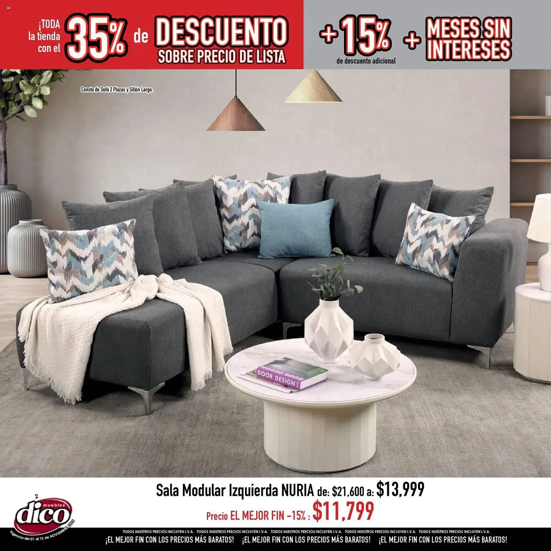 Catálogo de Catálogo Muebles Dico 1 de noviembre al 13 de noviembre 2025 - Pagina 2