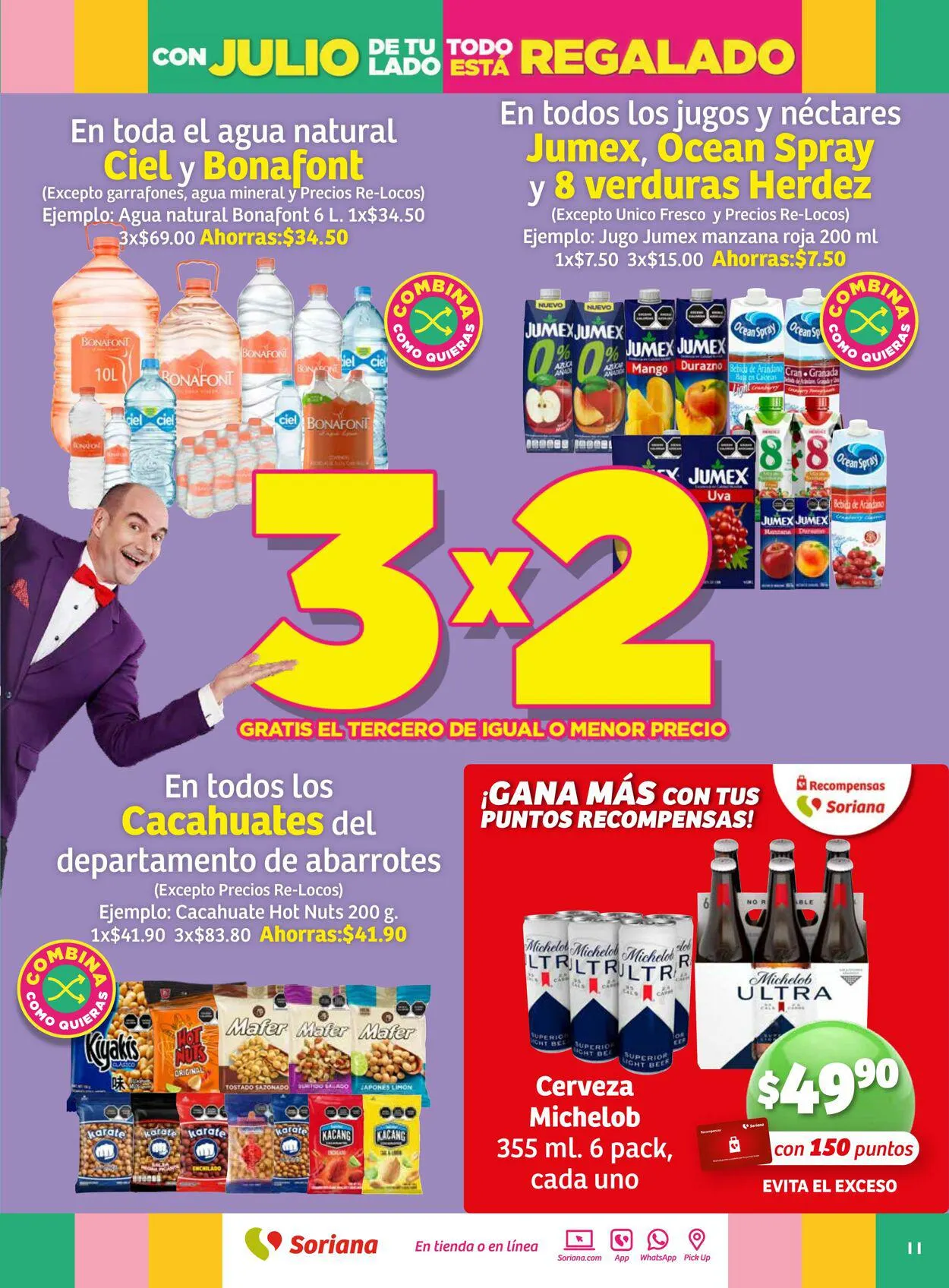 Catálogo de Soriana - Folleto Julio Regalado Mercado Nacional Oferta actual 13 de julio al 20 de julio 2023 - Pagina 11