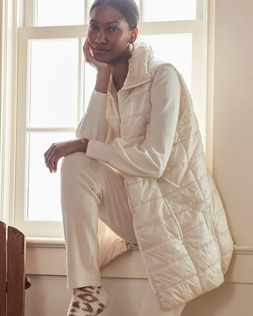 Zenergy® Long Quilted Vest