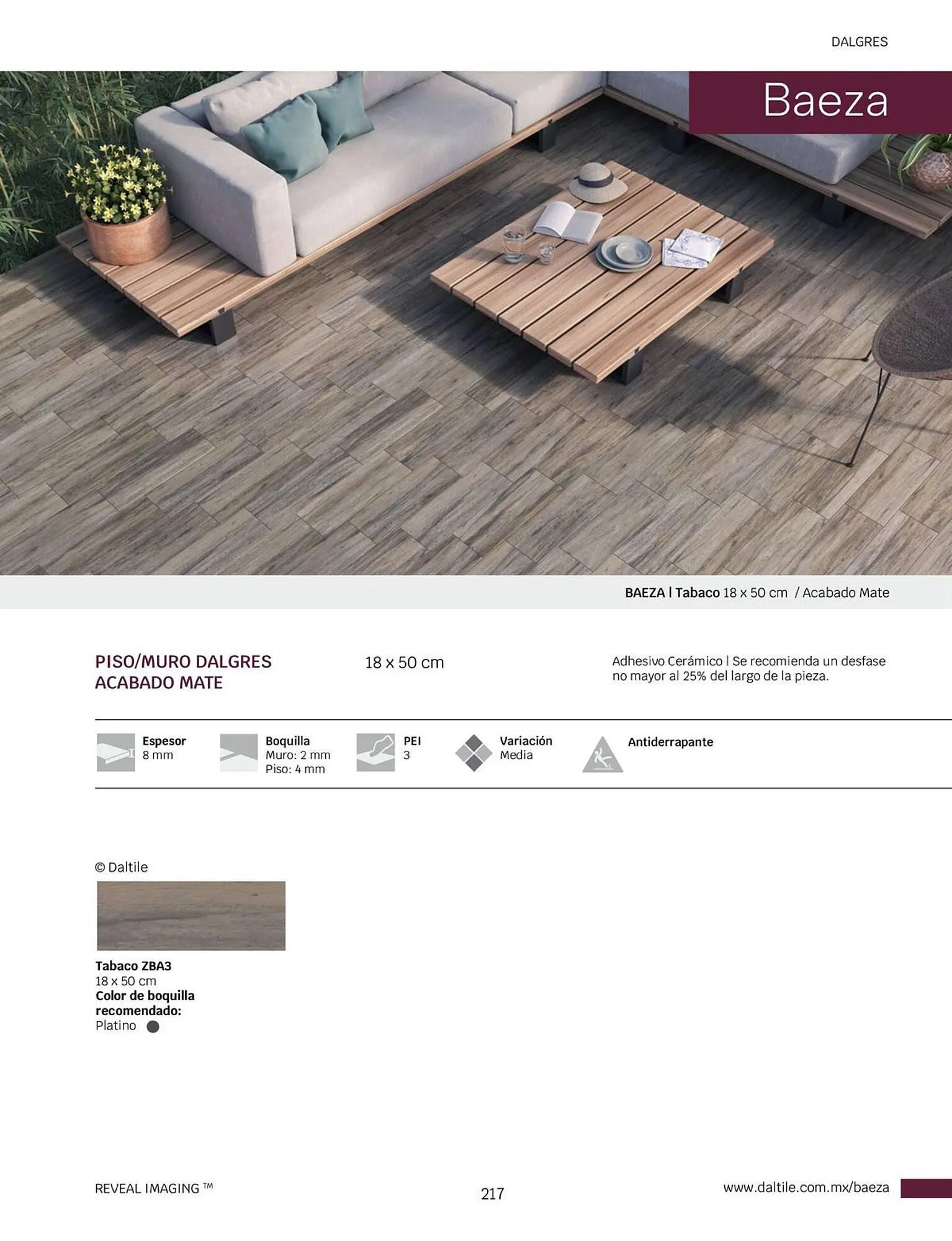 Catálogo de Catálogo Daltile 1 de enero al 31 de diciembre 2024 - Pagina 217
